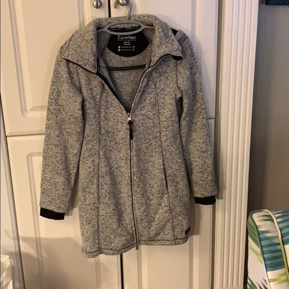 CALVIN KLEIN PERFORMANCE LONG HOODIE VOAF SZ MED